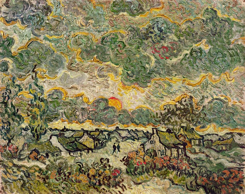 Autumn landscape a Vincent Van Gogh