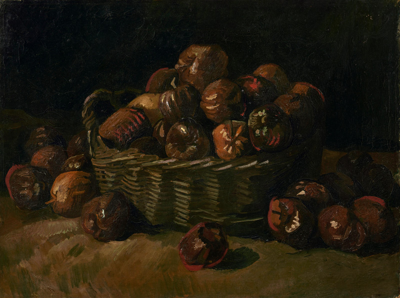 Basket of apples a Vincent Van Gogh