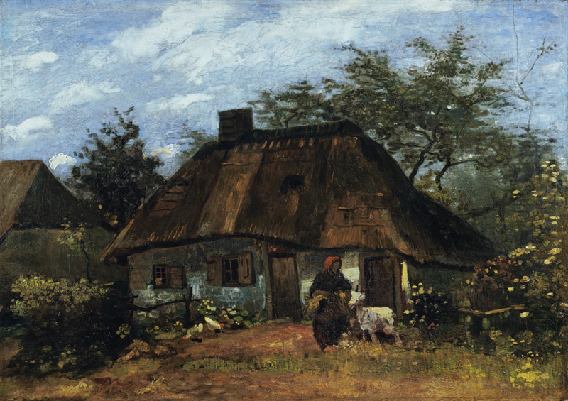 Farmhouse in Nuenen (La Chaumière) a Vincent Van Gogh