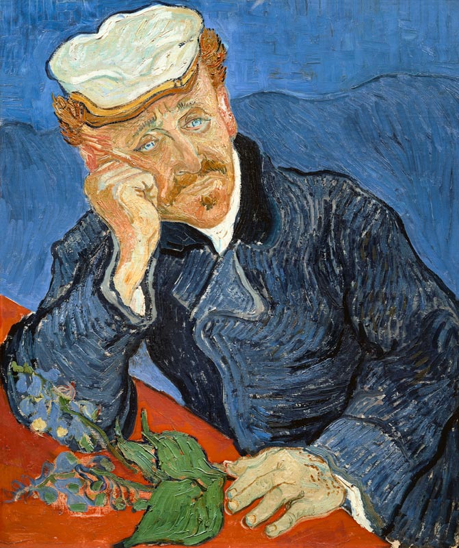 Rittrato del dottor Paul Gachet a Vincent Van Gogh