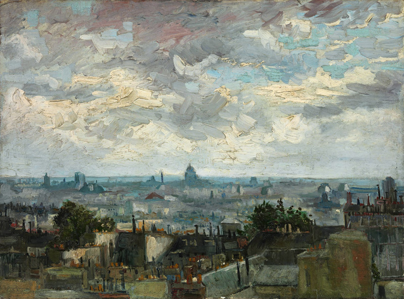 View of Paris a Vincent Van Gogh