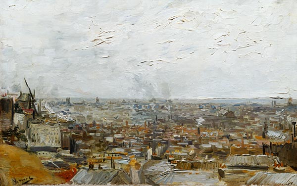 Vista di Montmartre a Vincent Van Gogh