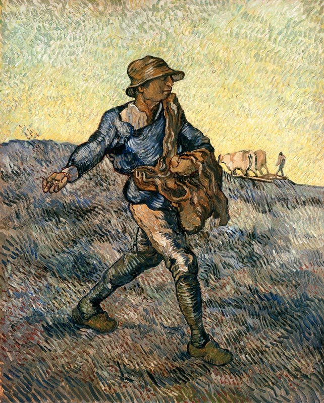 Seminatore a Vincent Van Gogh