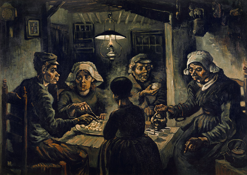 I mangiatori di patate a Vincent Van Gogh
