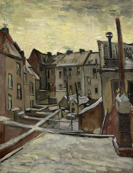 Houses seen from the back a Vincent Van Gogh