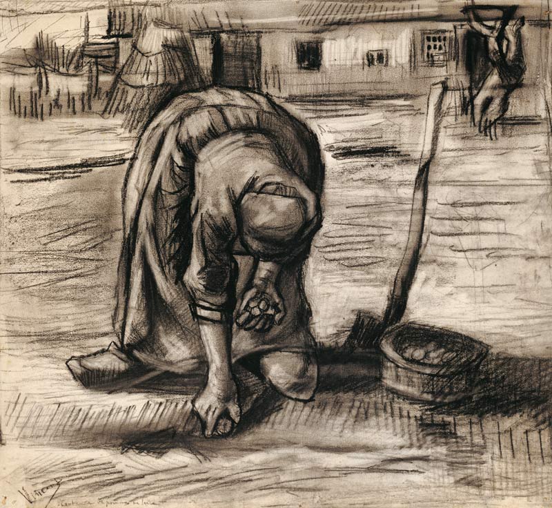 Planteuse de pommes de terre a Vincent Van Gogh