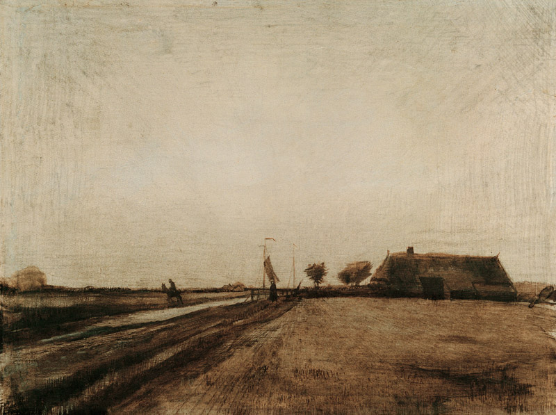 V.van Gogh, Landscape in Drenthe / 1883 a Vincent Van Gogh