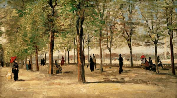 Lane at Jardin du Luxembourg a Vincent Van Gogh