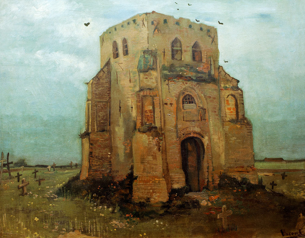 Il vecchio campanile di Nuenen a Vincent Van Gogh