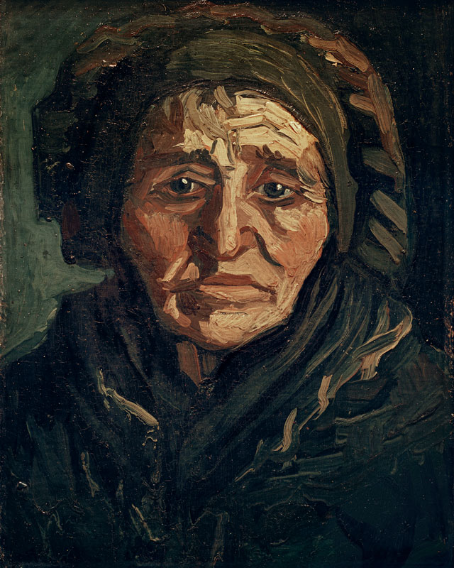 v.Gogh/Peasant woman/Woman w.bonnet/1884 a Vincent Van Gogh
