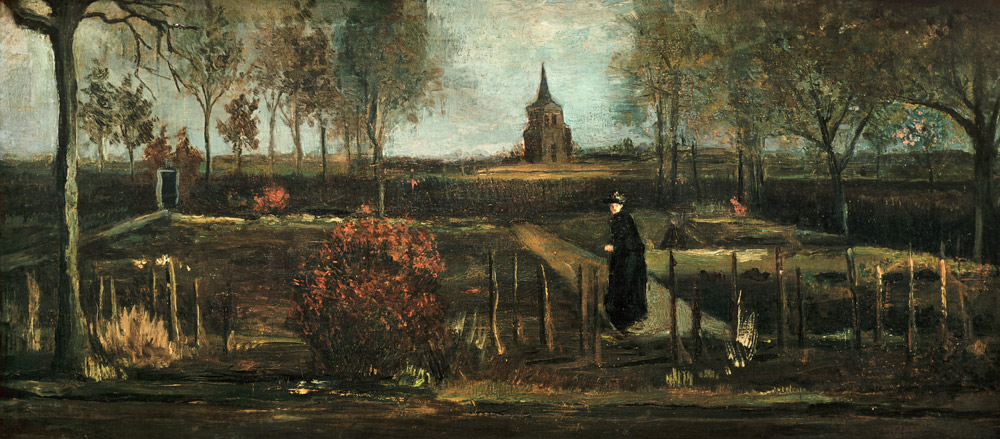 v.Gogh / Parish garden / 1884 a Vincent Van Gogh