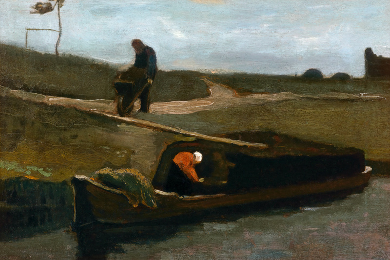 The Peat Boat a Vincent Van Gogh