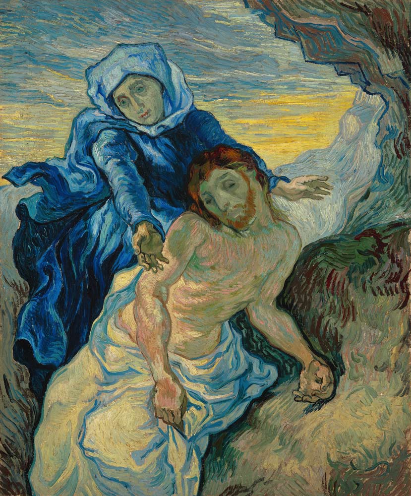 Van Gogh after E.Delacroix, Pietà a Vincent Van Gogh