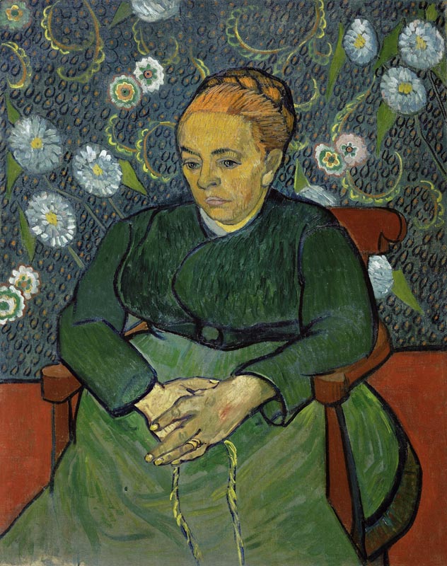 Portrait of Madame Roulin (La Berceuse) a Vincent Van Gogh
