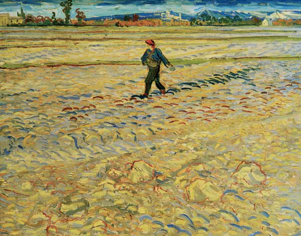 Van Gogh / Sower / 1888 a Vincent Van Gogh