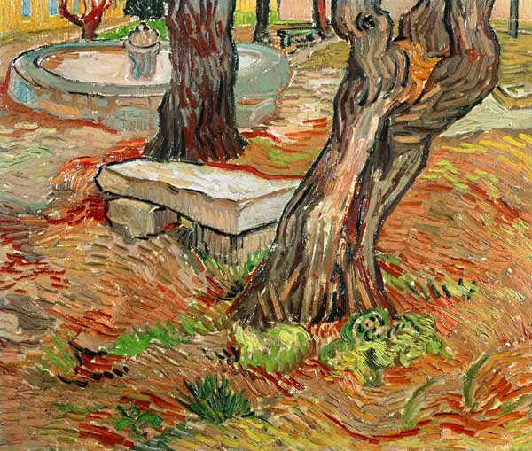 The hospital Saint Paul simmered stone bank in this a Vincent Van Gogh