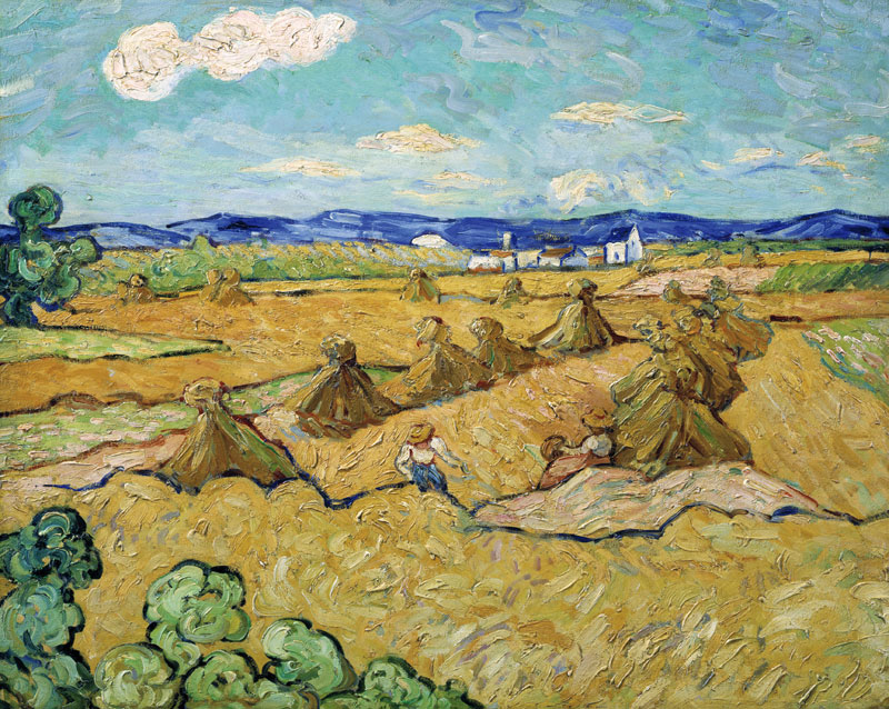 Mucchi di fieno a Vincent Van Gogh