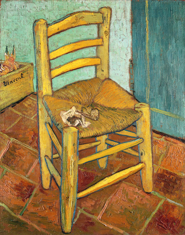 Van Gogh s Chair / Paint./ 1888 a Vincent Van Gogh
