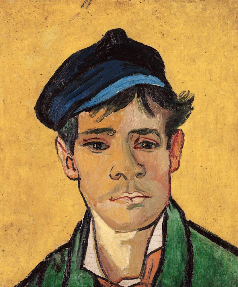 Young Man with a Hat a Vincent Van Gogh