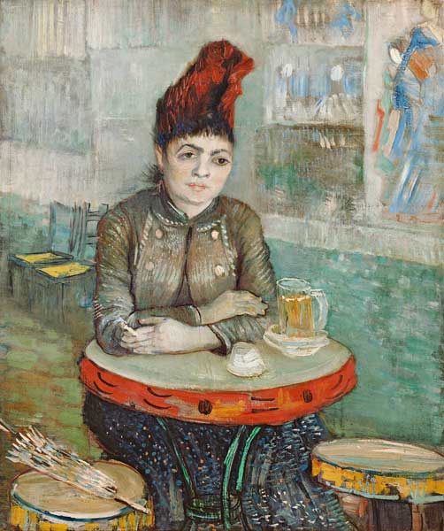In the café. Agostina Segatori in Le tambourin a Vincent Van Gogh