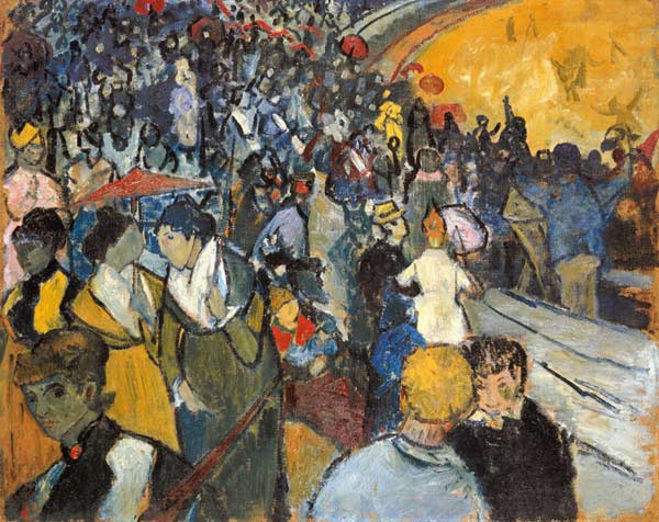 V.van Gogh, Arena in Arles /Paint./1888 a Vincent Van Gogh