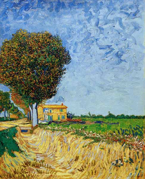 V.v.Gogh, Avenue near Arles a Vincent Van Gogh