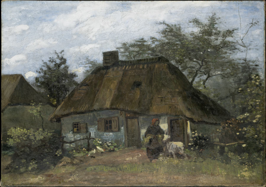 Farmhouse in Nuenen a Vincent Van Gogh