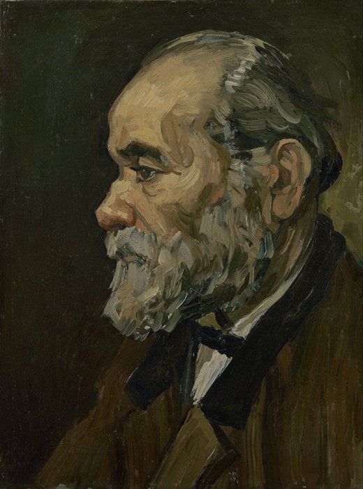 Portrait of an old man a Vincent Van Gogh