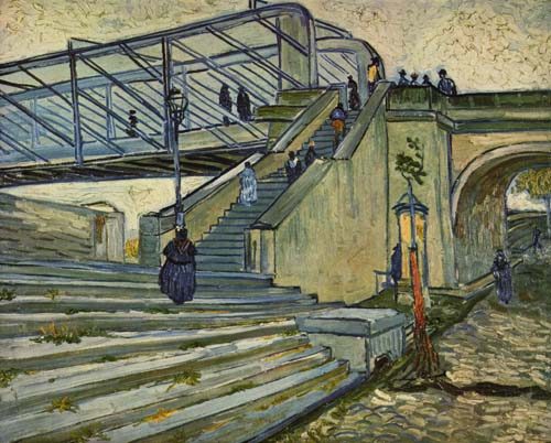 The bridge of Trinquetaille a Vincent Van Gogh