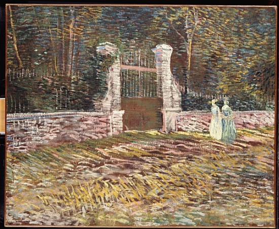 Entrance to the Voyer-d''Argenson Park at Asnieres a Vincent Van Gogh