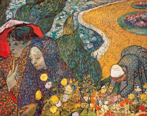 Ladies of Arles (Memories of the Garden at Etten) a Vincent Van Gogh