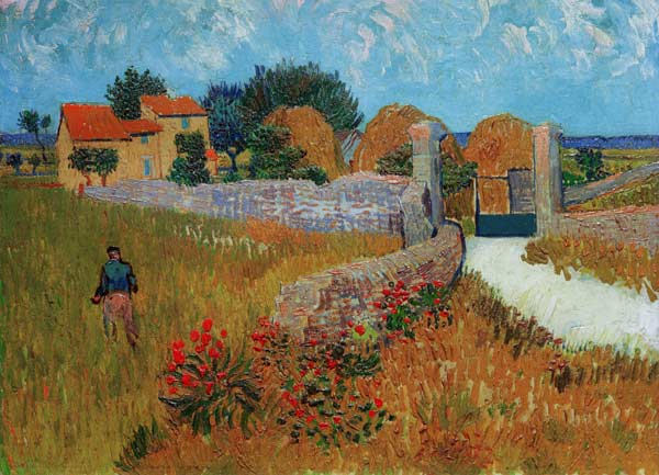 V.van Gogh / Farmhouse in Provence a Vincent Van Gogh