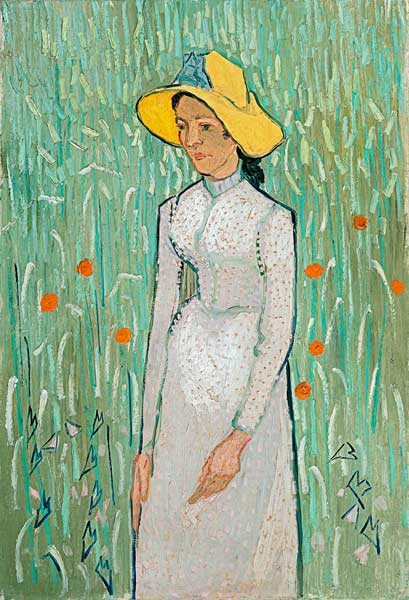 V.van Gogh, Girl in White /Paint./ 1890 a Vincent Van Gogh