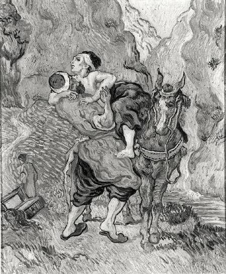 The Good Samaritan, after Delacroix a Vincent Van Gogh