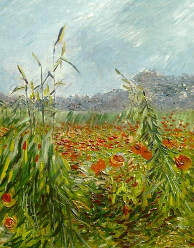 Spighe verdi di grano tagliate a Vincent Van Gogh