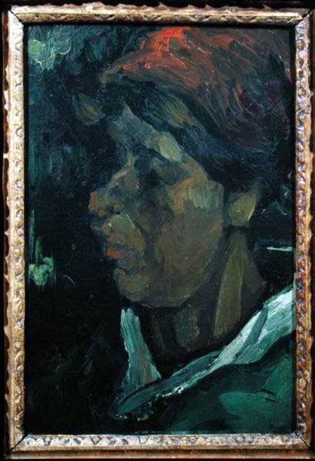 Head of a Dutch Peasant a Vincent Van Gogh