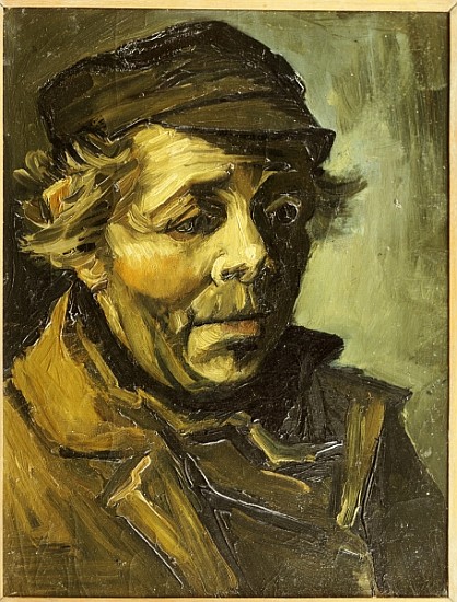 Head of a Peasant (Study for the Potato Eaters) 1885 a Vincent Van Gogh