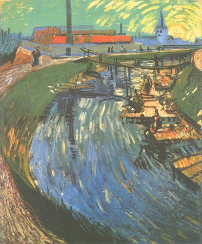 The channel of La Roubine you Roi a Vincent Van Gogh