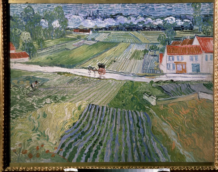 Landscape at Auvers after rain a Vincent Van Gogh