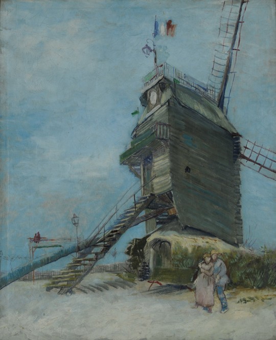 Le Moulin de la Galette a Vincent Van Gogh