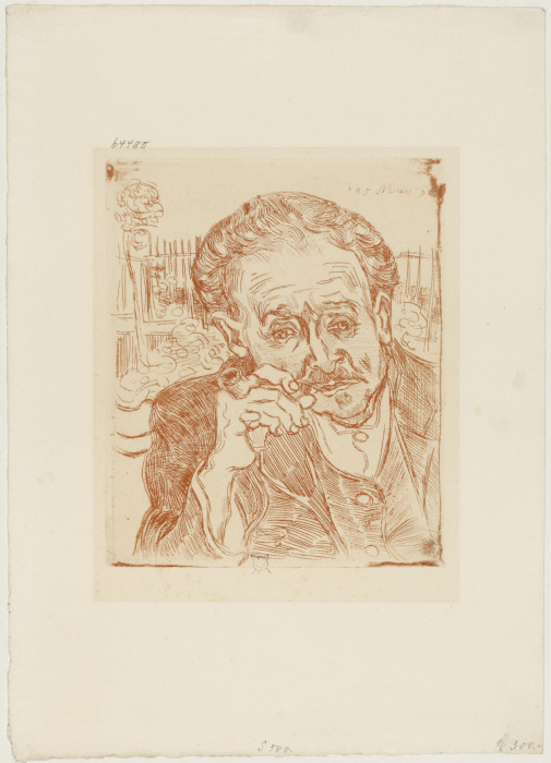 Portrait of Dr Gachet a Vincent Van Gogh