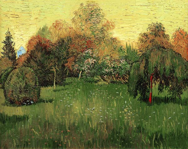 Clearing in a park a Vincent Van Gogh