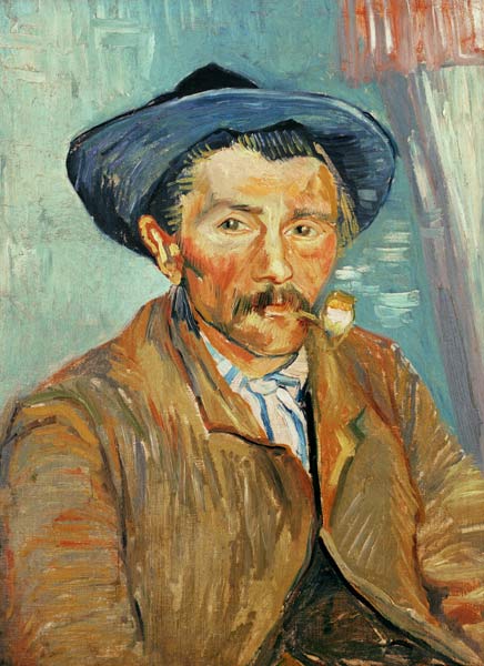 van Gogh / Man with pipe / 1888 a Vincent Van Gogh
