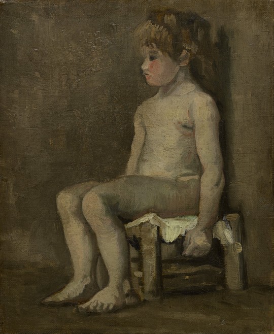 Nude girl a Vincent Van Gogh