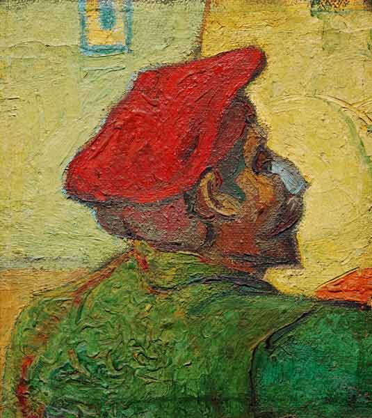 Paul Gauguin / Painting by van Gogh a Vincent Van Gogh