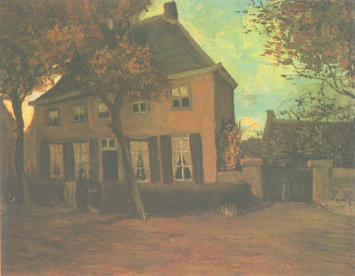 The vicarage in Nuenen a Vincent Van Gogh