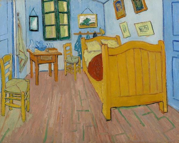 Van Gogh / The bedroom / October 1888 a Vincent Van Gogh