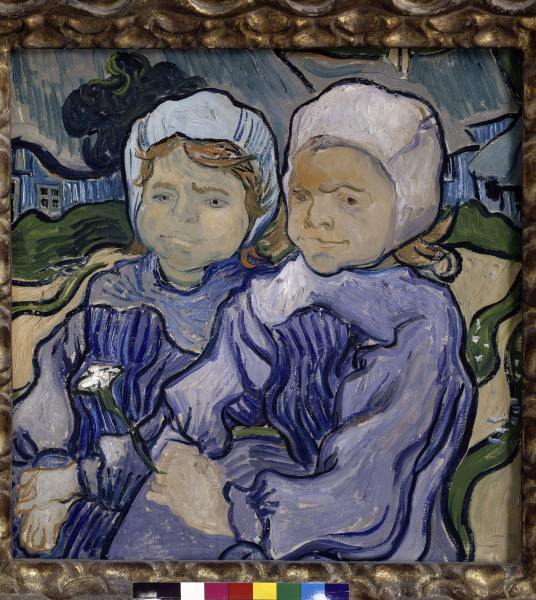 Van Gogh / Two children / 1890 a Vincent Van Gogh