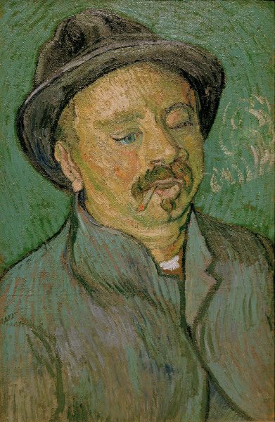 van Gogh/Portrait of a one-eyed man/1888 a Vincent Van Gogh