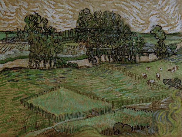 v.Gogh, The Oise at Auvers / 1890 a Vincent Van Gogh